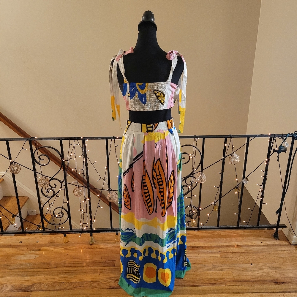 21. Nwt Commense Multicolor Vacation Set Size Large - Picture 3 of 11